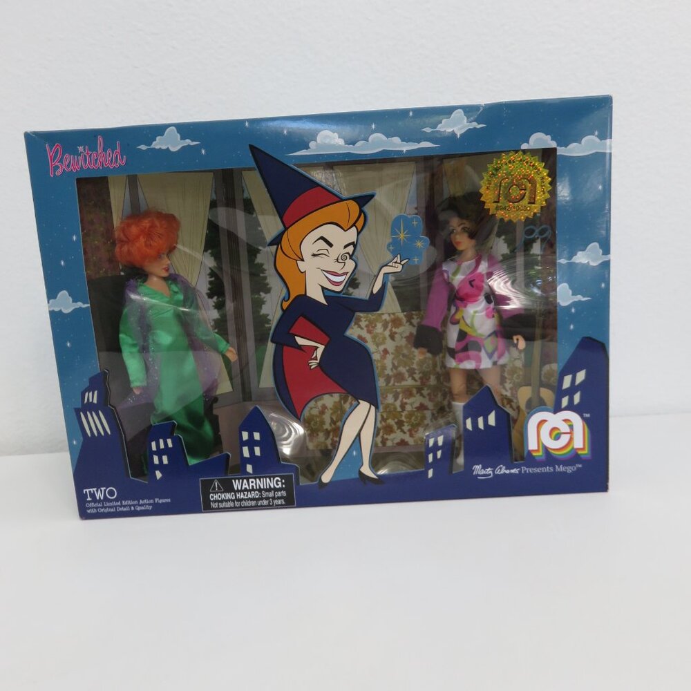 Mego Bewitched Endora & Serena Figures 8" Doll Set Limited Edition